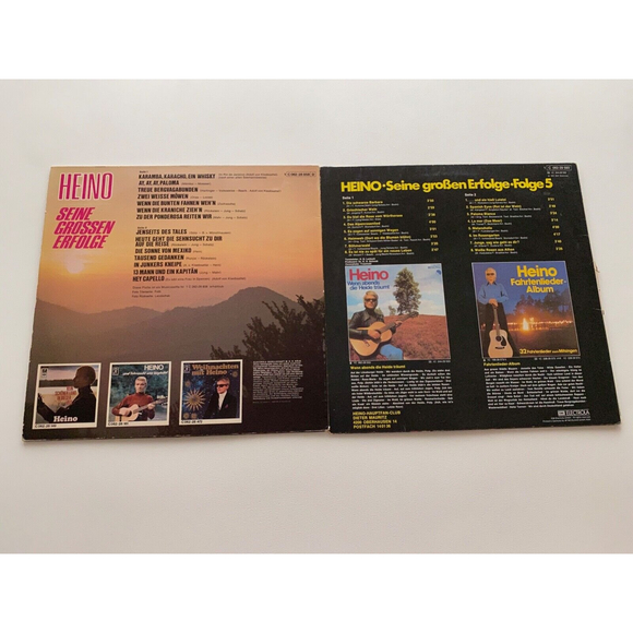 Heino Seine Grossen Erfolge Folge 5 Lot 2 Vinyl LP Import Germany VG+/VG Record - Picture 2 of 5